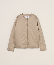 three dots（スリードッツ）の「パファー カラーレスジャケット（ダウンジャケット/コート）」