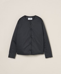 新品未使用　three dots グレー アウター Upcycled eco fur hoody coat （その他アウター）｜three dots