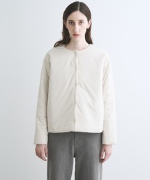 three dots（スリードッツ）の「パファー カラーレスジャケット（ダウンジャケット/コート）」