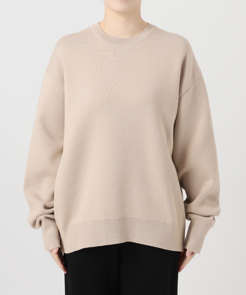 SMOOTH TOP クルーネック プルオーバー（ニット/セーター）｜Deuxieme