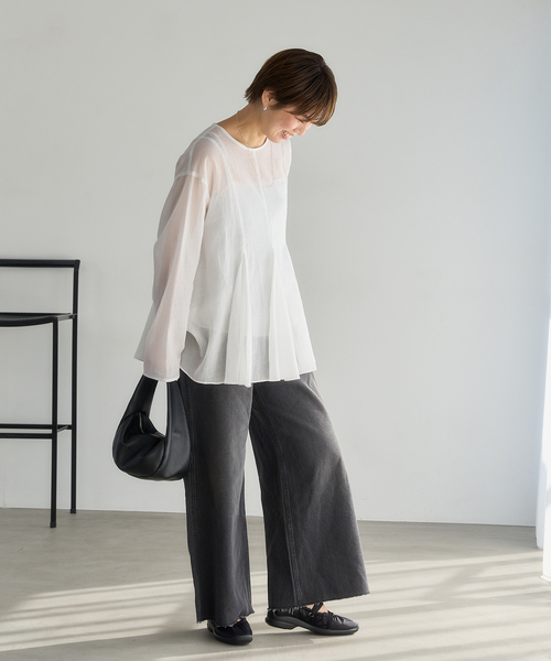 LE TALON（ルタロン）の「《追加》Lエラスティックスニーカー（スニーカー・レディース・ブラック×ブラック/サックスブルー/アイボリー・22cm/25cm/24.5cm/24cm/23.5cm/23cm/22.5cm）」の18枚目の写真