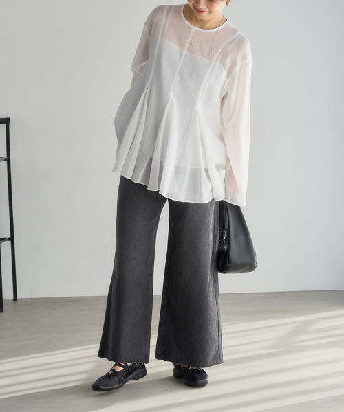 LE TALON（ルタロン）の「《追加》Lエラスティックスニーカー（スニーカー・レディース・ブラック×ブラック/サックスブルー/アイボリー・22cm/25cm/24.5cm/24cm/23.5cm/23cm/22.5cm）」の19枚目の写真