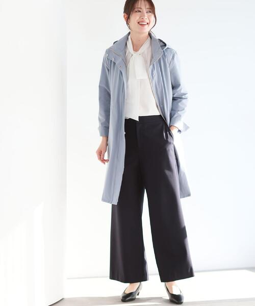 Reflect(リフレクト)の「【裏起毛/ゆったりシルエット】ストレートワイドパンツ(その他パンツ・レディース・ブラック系1/ナチュラル/ネイビー・15 /11/09/05/17/13/07)」の9枚目の写真