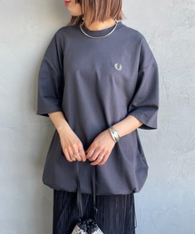 FRED PERRY（フレッドペリー）の「【WEB先行予約】[FRED PERRY フレッドペリー] 別注 ワンポイントロゴ刺繍 ポンチドローコードTシャツ（Tシャツ/カットソー）」
