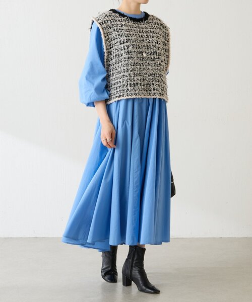 セール】前後ギャザーワンピース（ワンピース）｜BEARDSLEY