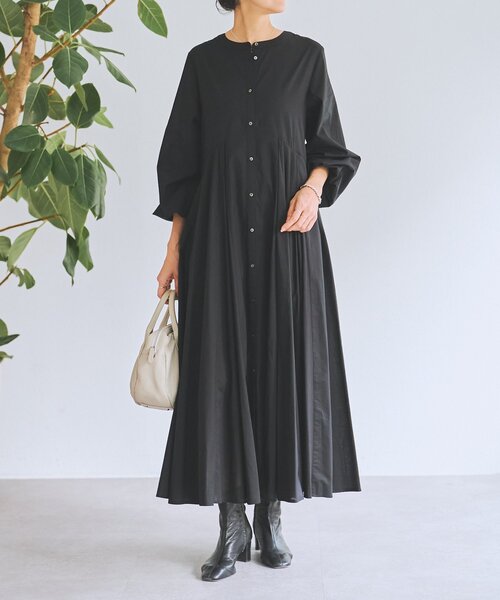 BEARDSLEY ダークグレー ギャザーワンピース≪新品≫ BEARDSLEY - 新品未使用！「ビアズリー」ギャザーワンピース