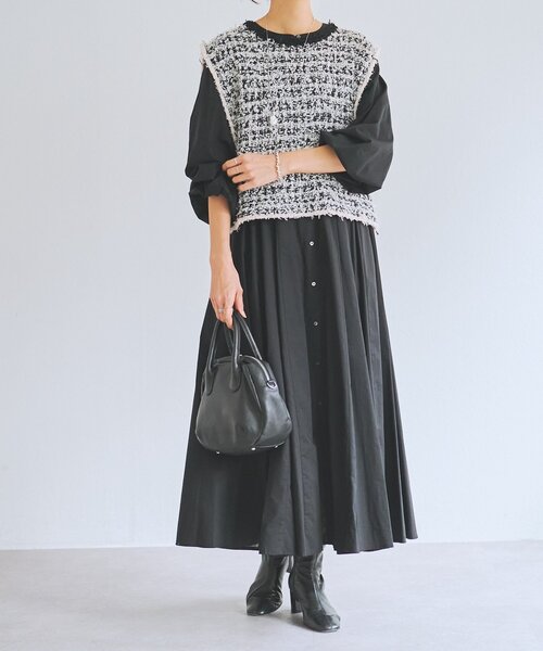 セール】前後ギャザーワンピース（ワンピース）｜BEARDSLEY