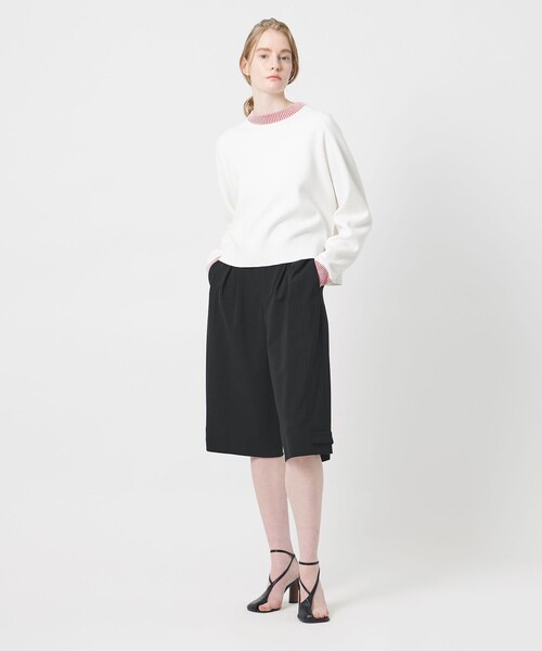 AEWEN MATOPH(イウエン マトフ)の「<AEWEN MATOPH>ショートパンツ ‐ 2WAY ‐(その他パンツ・レディース・モカ/ブラック・38/36)」の7枚目の写真