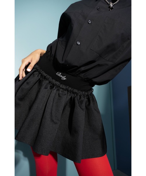 G.V.G.V.（ジーヴィージーヴィー）の「MULTI WAY SHEER PIECE（スカート・レディース・ブラック・ONE SIZE）」の4枚目の写真
