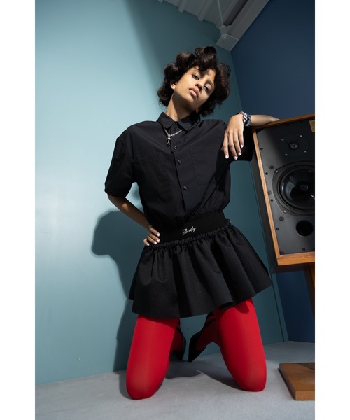 G.V.G.V.（ジーヴィージーヴィー）の「MULTI WAY SHEER PIECE（スカート・レディース・ブラック・ONE SIZE）」の3枚目の写真