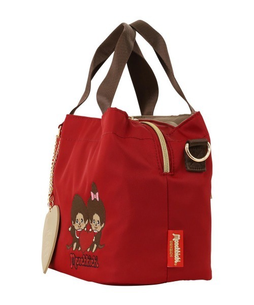 SALON de RUBAN（サロンドルヴァン）の「【SALON de RUBAN / サロン ド ルヴァン】 モンチッチ 2wayハンドバッグ（ハンドバッグ・レディース・モカ/レッド/ブラック・FREE）」の9枚目の写真