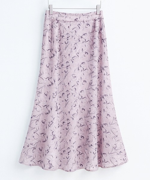 SAISON DE PAPILLON(セゾンドパピヨン)の「【2026SS新作】レディース フレア スカート刺繍レース 高級感 きれいめ オフィスカジュアル(スカート・レディース・グリーン/パープル・S/M/L)」の20枚目の写真