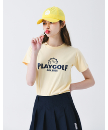 モンバディゴルフ ウォッシング 半袖Tシャツ YELLOW