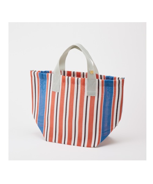 LILA&FLEUR(リラアンドフルール)の「Daily Tote Bag(トートバッグ・レディース・ブルー系/マルチ/グリーン×オレンジ/ホワイト×ネイビー/イエロー系/ホワイト×グリーン・MEDIUM)」の4枚目の写真