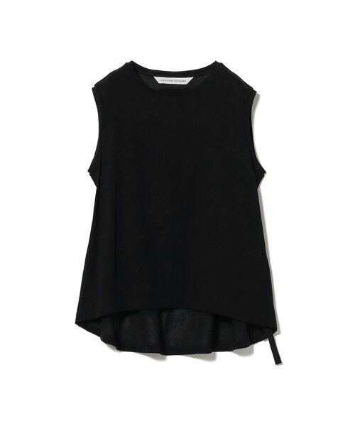 Demi-Luxe BEAMS（デミルクス ビームス）の「COG THE BIGSMOKE / NELLY ノースリーブ トップス［接触冷感］（Tシャツ/カットソー・レディース・ホワイト系その他2/ブラック・ONE SIZE）」の11枚目の写真