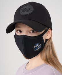 ICONOGRAPHY（アイコノグラフィー）の「[ユニセックス] アンチウイルス 銅生地 ワッペン ボールキャップ BK（キャップ）」