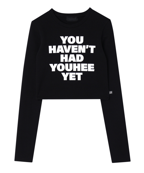 YOUHEE(ユヒ)の「YOUHEE LETTERING LONG SLEEVE WHITE(Tシャツ/カットソー・レディース・その他・FREE)」の5枚目の写真