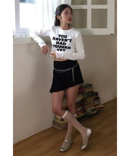 YOUHEE(ユヒ)の「YOUHEE LETTERING LONG SLEEVE WHITE(Tシャツ/カットソー・レディース・その他・FREE)」の17枚目の写真