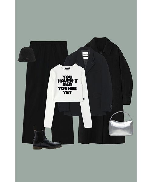 YOUHEE(ユヒ)の「YOUHEE LETTERING LONG SLEEVE WHITE(Tシャツ/カットソー・レディース・その他・FREE)」の18枚目の写真