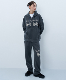 NCOVER（エヌカバー）の「リボンワイドピグメントパンツチャコール（その他パンツ）」