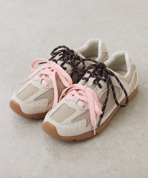 MOHI（モヒ）の「PAPILLONNER×MOHI/別注スニーカー（スニーカー・レディース・サンドベージュ・37/36/38）」の5枚目の写真