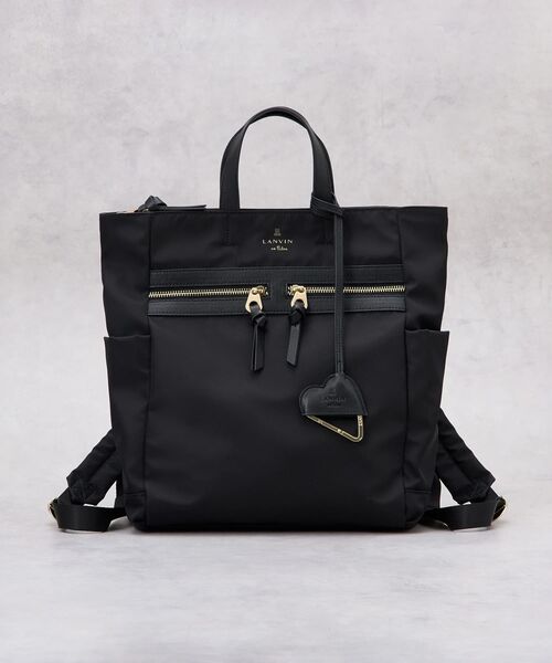 LANVIN en Bleu（ランバンオンブルー）の「グラン　2wayリュック（バックパック/リュック・レディース・チャコールグレー/ブラック・FREE）」の2枚目の写真