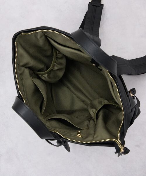 LANVIN en Bleu（ランバンオンブルー）の「グラン　2wayリュック（バックパック/リュック・レディース・チャコールグレー/ブラック・FREE）」の7枚目の写真