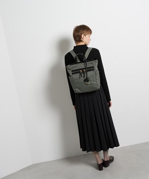 LANVIN en Bleu（ランバンオンブルー）の「グラン　2wayリュック（バックパック/リュック・レディース・チャコールグレー/ブラック・FREE）」の13枚目の写真