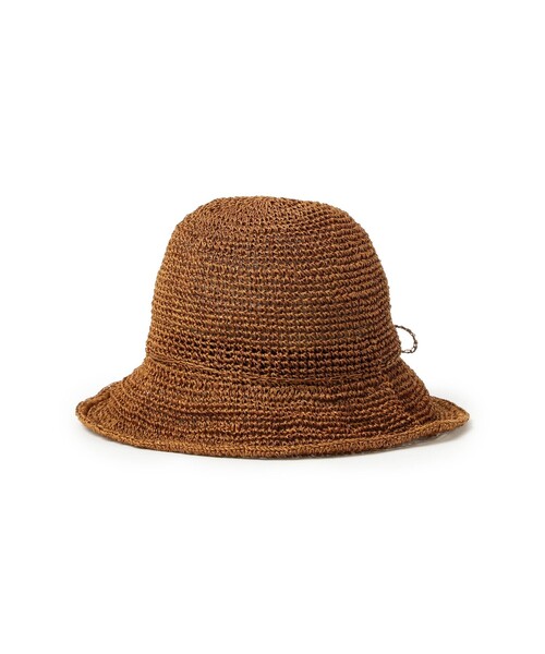 BEAMS BOY（ビームスボーイ）の「アバカ クロッシェ ハット（ハット・レディース・ブラウン系その他4・ONE SIZE）」の2枚目の写真