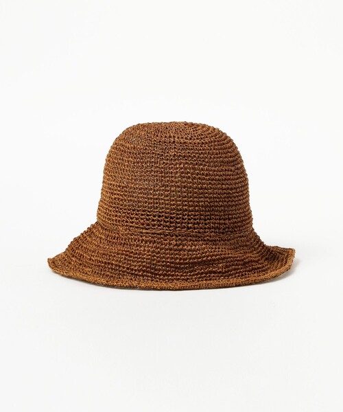 BEAMS BOY（ビームスボーイ）の「アバカ クロッシェ ハット（ハット・レディース・ブラウン系その他4・ONE SIZE）」の3枚目の写真