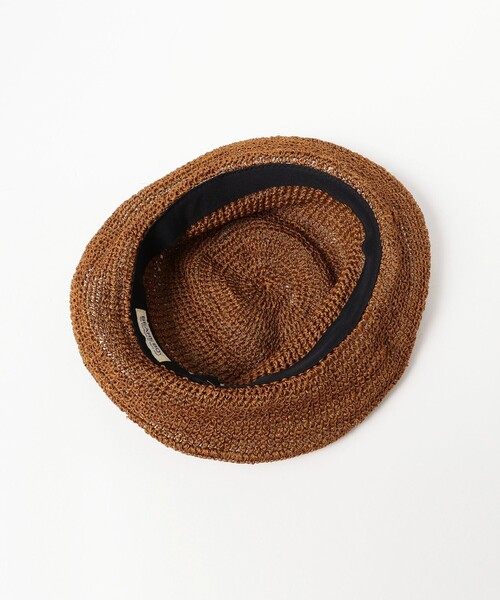 BEAMS BOY（ビームスボーイ）の「アバカ クロッシェ ハット（ハット・レディース・ブラウン系その他4・ONE SIZE）」の7枚目の写真