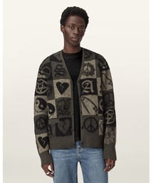 ALLSAINTS（オールセインツ）の「TRAVIS JACQUARD CARDIGAN | TRAVIS ジャカード カーディガン（カーディガン/ボレロ）」