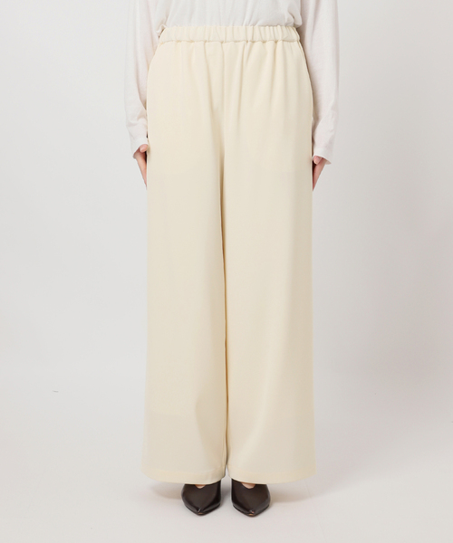 JOURNAL STANDARD relume（ジャーナルスタンダード　レリューム）の「［26SS新作］ウォッシャブルヘビーツイルイージーワイド（その他パンツ・レディース・ブラック/チャコールグレー/ホワイト/ベージュ・36/38）」の11枚目の写真