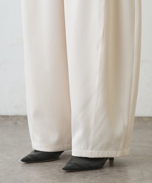 Jena espace merveilleux(ジェナ エスパスメルヴェイユ)の「【美シルエット】カーブラインイージーパンツ(その他パンツ・レディース・アイボリー/グレー・FREE)」の20枚目の写真