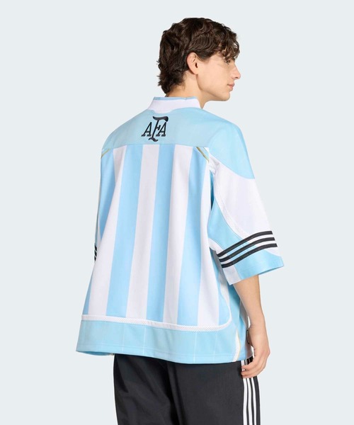 adidas(アディダス)の「ブリングバック リミックス アルゼンチン ジャージ / アディダスオリジナルス adidas Originals(Tシャツ/カットソー・メンズ・ブルー・X-SMALL/X-LARGE/SMALL/MEDIUM/LARGE/3XL/XX-LARGE)」の9枚目の写真