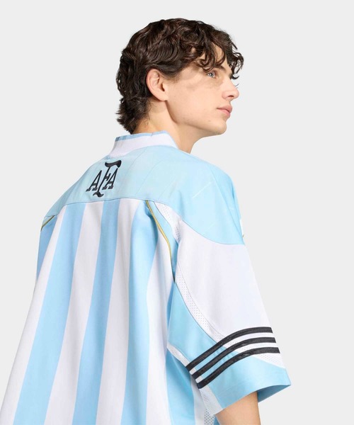adidas(アディダス)の「ブリングバック リミックス アルゼンチン ジャージ / アディダスオリジナルス adidas Originals(Tシャツ/カットソー・メンズ・ブルー・X-SMALL/X-LARGE/SMALL/MEDIUM/LARGE/3XL/XX-LARGE)」の11枚目の写真