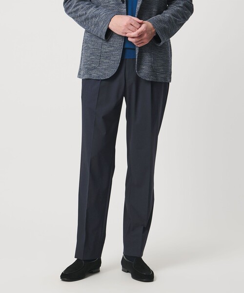 UNITED ARROWS(ユナイテッドアローズ)の「TR バックシャーリング 1プリーツ イージー スラックス ストレッチ 接触冷感(スラックス・メンズ・ネイビー/グレー系・XL/M/L/S)」の18枚目の写真