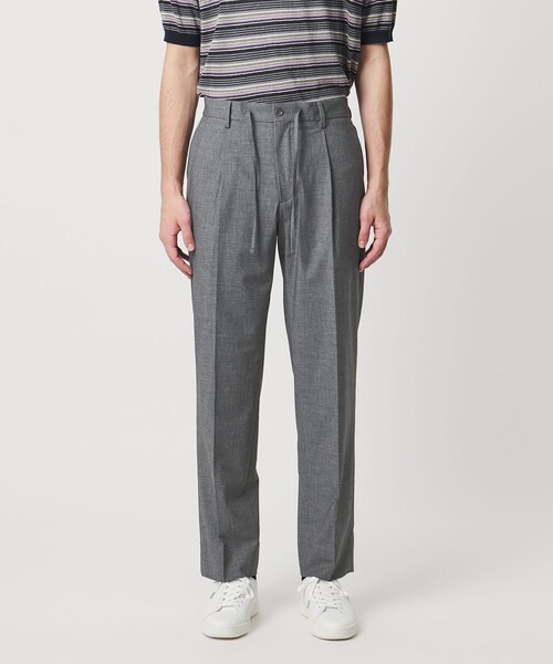 UNITED ARROWS(ユナイテッドアローズ)の「TR バックシャーリング 1プリーツ イージー スラックス ストレッチ 接触冷感(スラックス・メンズ・ネイビー/グレー系・XL/M/L/S)」の20枚目の写真
