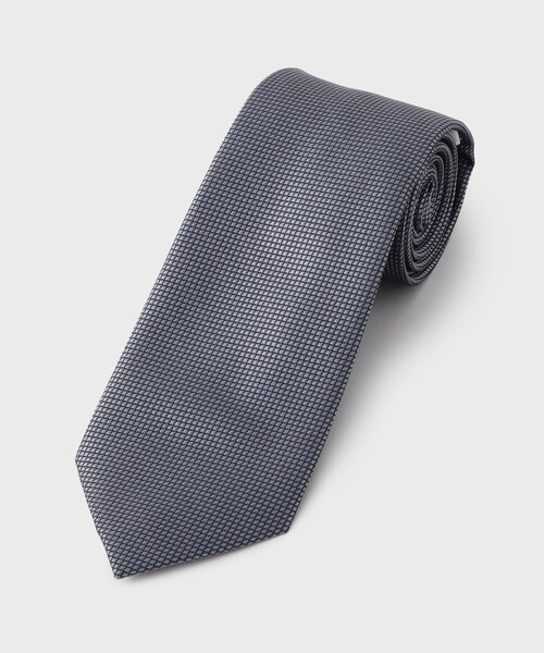 THE SHOP TK （ザ ショップ ティーケー ）の「鹿の子 ネクタイ 【洗濯機OK】（ネクタイ・メンズ・グレー系/ネイビー系/ブルー系/ネイビー/ブルー/ベビーピンク・00）」の2枚目の写真