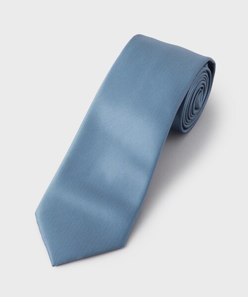 THE SHOP TK （ザ ショップ ティーケー ）の「鹿の子 ネクタイ 【洗濯機OK】（ネクタイ・メンズ・グレー系/ネイビー系/ブルー系/ネイビー/ブルー/ベビーピンク・00）」の4枚目の写真