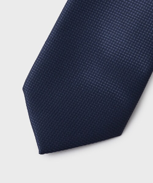 THE SHOP TK （ザ ショップ ティーケー ）の「鹿の子 ネクタイ 【洗濯機OK】（ネクタイ・メンズ・グレー系/ネイビー系/ブルー系/ネイビー/ブルー/ベビーピンク・00）」の7枚目の写真