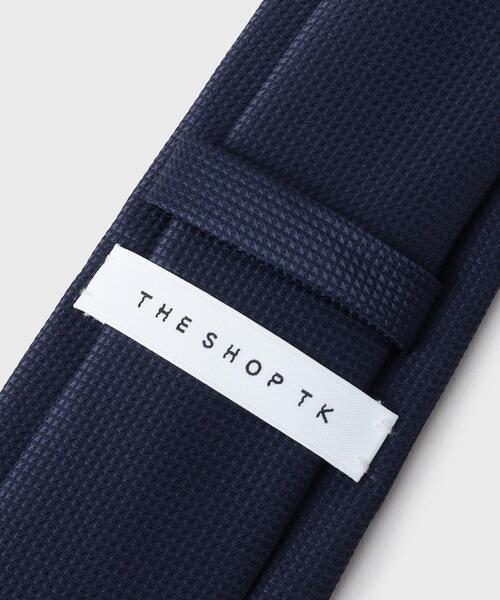 THE SHOP TK （ザ ショップ ティーケー ）の「鹿の子 ネクタイ 【洗濯機OK】（ネクタイ・メンズ・グレー系/ネイビー系/ブルー系/ネイビー/ブルー/ベビーピンク・00）」の11枚目の写真