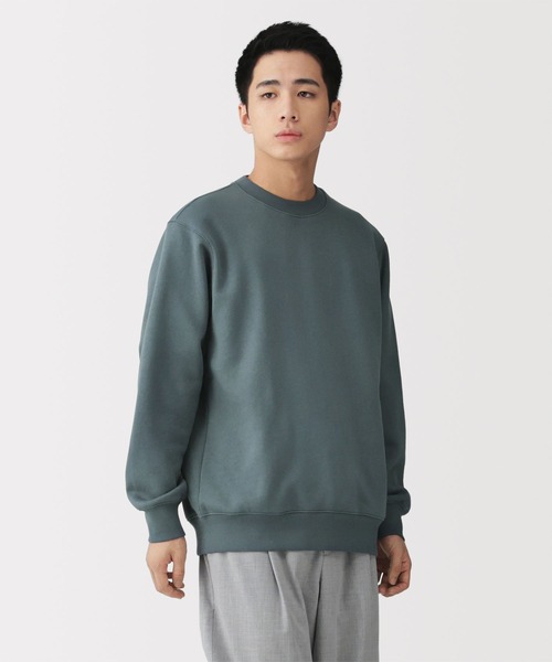 無印良品（ムジルシリョウヒン）の「紳士　スウェットシャツ（スウェット・メンズ・ブラウン系/ブルー系/オートミール/チャコールグレー/ブラック/ネイビー/グレー・S/L/XL/M）」の7枚目の写真