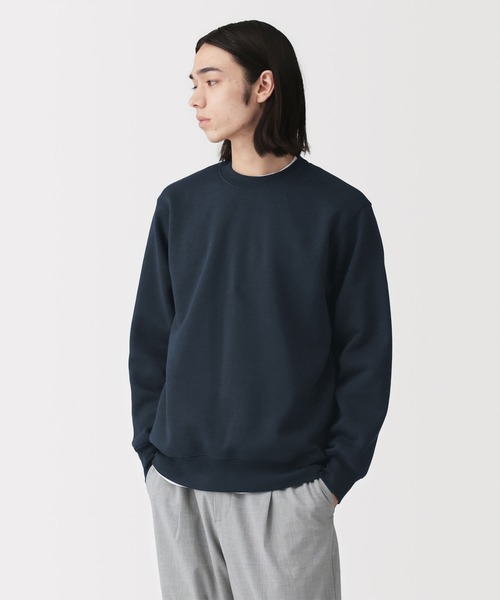 無印良品（ムジルシリョウヒン）の「紳士　スウェットシャツ（スウェット・メンズ・ブラウン系/ブルー系/オートミール/チャコールグレー/ブラック/ネイビー/グレー・S/L/XL/M）」の6枚目の写真