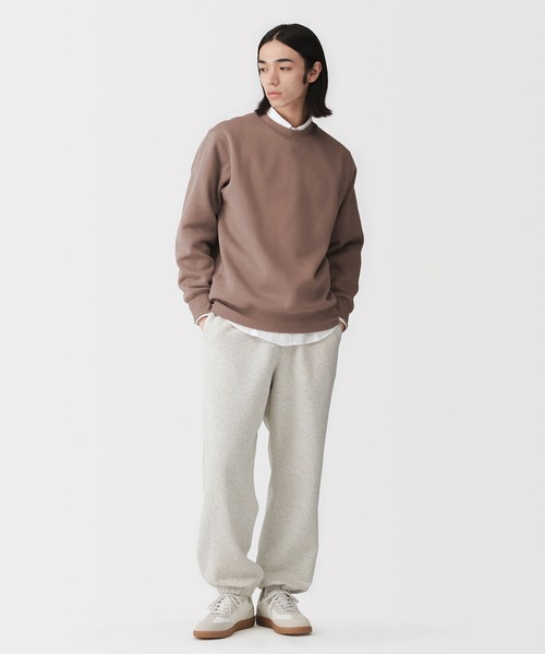 無印良品（ムジルシリョウヒン）の「紳士　スウェットシャツ（スウェット・メンズ・ブラウン系/ブルー系/オートミール/チャコールグレー/ブラック/ネイビー/グレー・S/L/XL/M）」の19枚目の写真