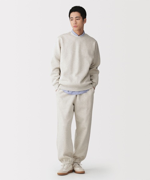 無印良品（ムジルシリョウヒン）の「紳士　スウェットシャツ（スウェット・メンズ・ブラウン系/ブルー系/オートミール/チャコールグレー/ブラック/ネイビー/グレー・S/L/XL/M）」の16枚目の写真