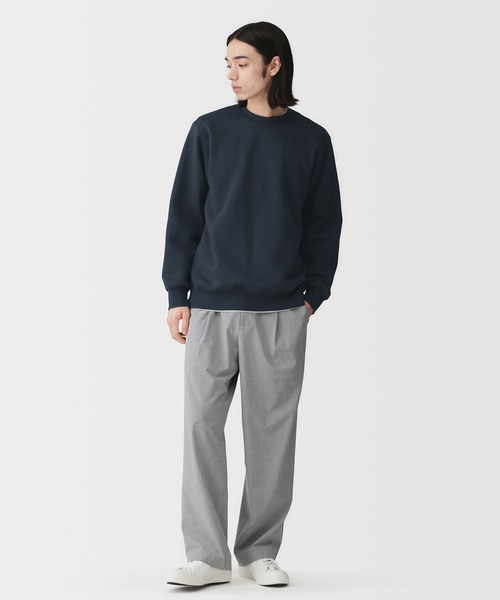 無印良品（ムジルシリョウヒン）の「紳士　スウェットシャツ（スウェット・メンズ・ブラウン系/ブルー系/オートミール/チャコールグレー/ブラック/ネイビー/グレー・S/L/XL/M）」の13枚目の写真