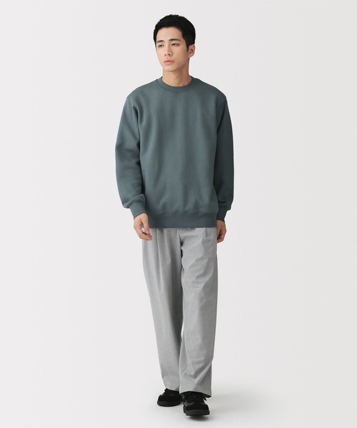 無印良品（ムジルシリョウヒン）の「紳士　スウェットシャツ（スウェット・メンズ・ブラウン系/ブルー系/オートミール/チャコールグレー/ブラック/ネイビー/グレー・S/L/XL/M）」の10枚目の写真