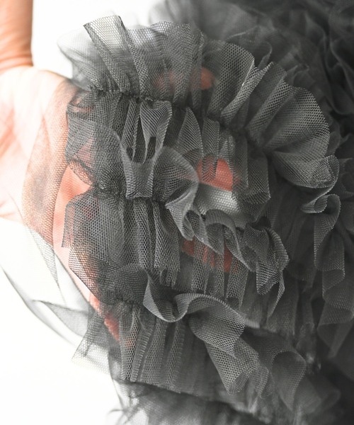 Ehre style（エーレスタイル）の「大人の綺麗フリル 華映え休日に（スカート・レディース・ブラック・FREE）」の19枚目の写真