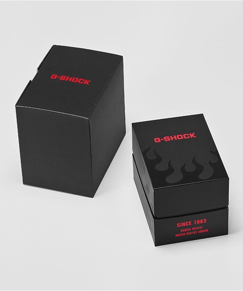 G-SHOCK(ジーショック)の「FIRE PACKAGE(ファイアー・パッケージ)2026年モデル / AWG-M100FP-1A1JR(アナログ腕時計・メンズ・ブラック・FREE)」の2枚目の写真